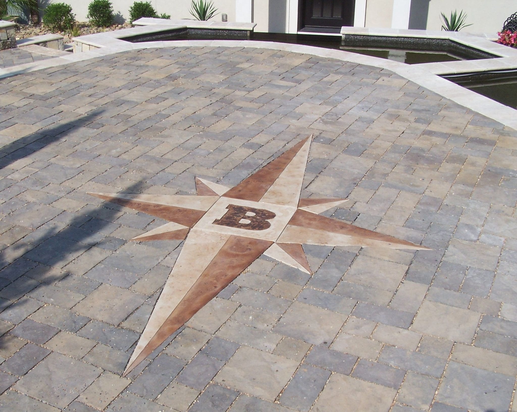 Installation Process of GFRC Compass Rose, North Carolina