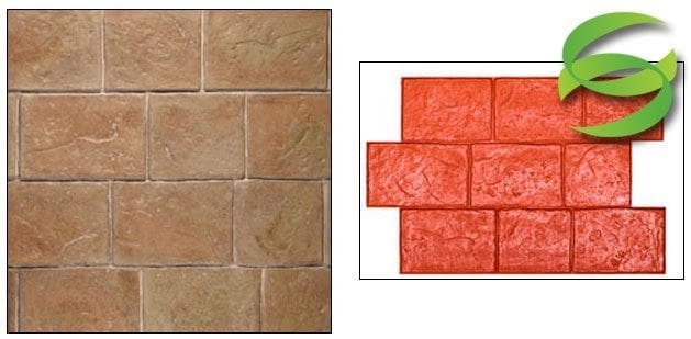 London Cobble Stone Stamp Mat London Cobble Stone Stamp Mat
