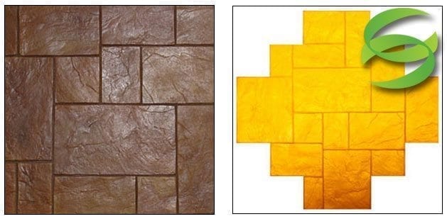Rotating Ashlar Italian Slate Mats Rotating Ashlar Italian Slate
