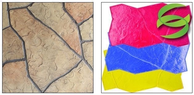 San Diego Flagstone Concrete Stamping Mats San Diego Flagstone Concrete Stamping Mats