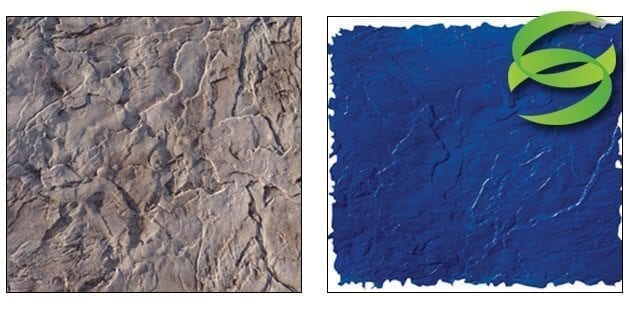 Seamless Roman Slate 5 ft Concrete Stamping Skin Seamless Roman Slate 5 ft Concrete Stamping Skin