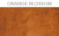 orange transparent concrete stain