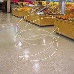 Grocery Store Commercial Epoxy Flak floor