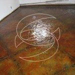 Acid Stained Concrete Floor High Gloss