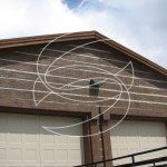 Residential Exterior Garage Concrete Wall Stamp