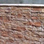 Exterior Stamped Concrete Wall