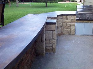 Outdoor Kitchens And Concrete Coutertops