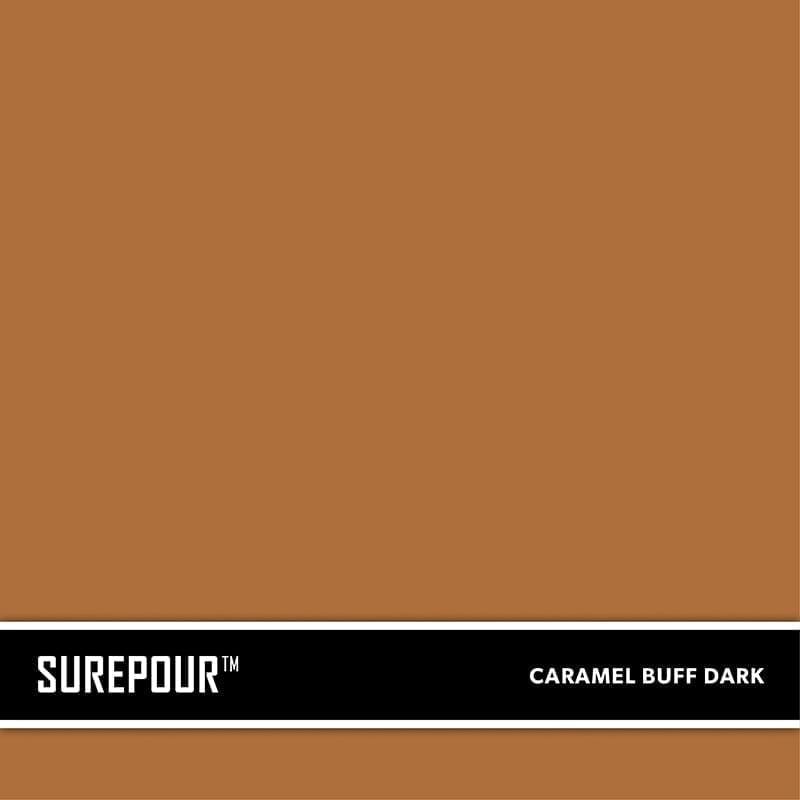 SureCrete's SurePour™ Caramel Buff Dark , Dark Tan SKU: 35103008-73 UPC: 842467100738 (Requires 2 Bag / 1 Yard)