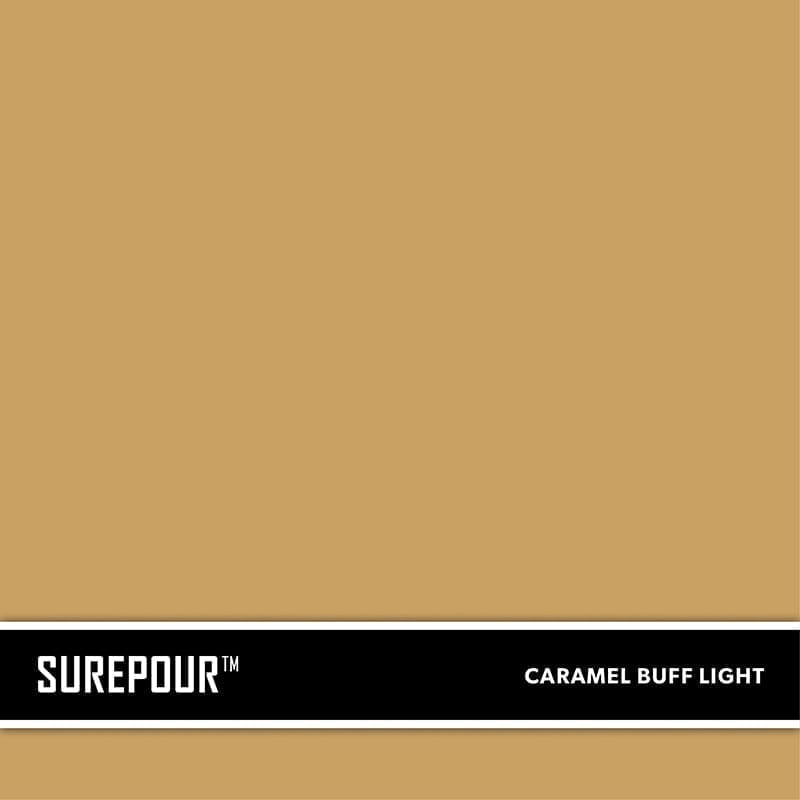 SureCrete's SurePour™ Caramel Buff Light SKU: 35103008-73 UPC: 842467100714 (Requires 1 Bag / 2 Yard)