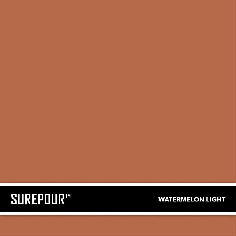 Watermelon Light New Concrete Ready-Mix Truck Color SurePour™ by SureCrete SKU: 35103009-91 UPC: 842467100837 (Requires 1 Bag / 2 Yard)