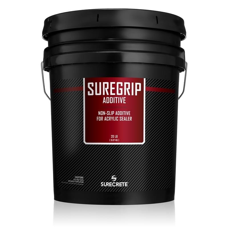 20Lb. Commercial Size Non-Slip Product for Outdoor Acrylic Sealers Additive To help with slip and Falls SureGrip™ Additive by SureCrete