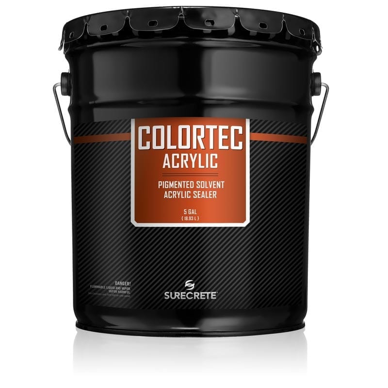 5 Gallons Driveways Sidewalk Concrete Colored Paint 600 VOC ColorTec Acrylic™ by SureCrete