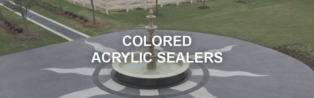 Colored Concrete Paints - Acrylic Sealers - interior - Exterior Floors