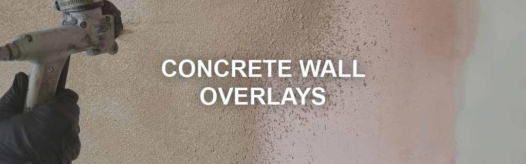 Concrete Overlay Bag Mixes Designed For Walls And Floors