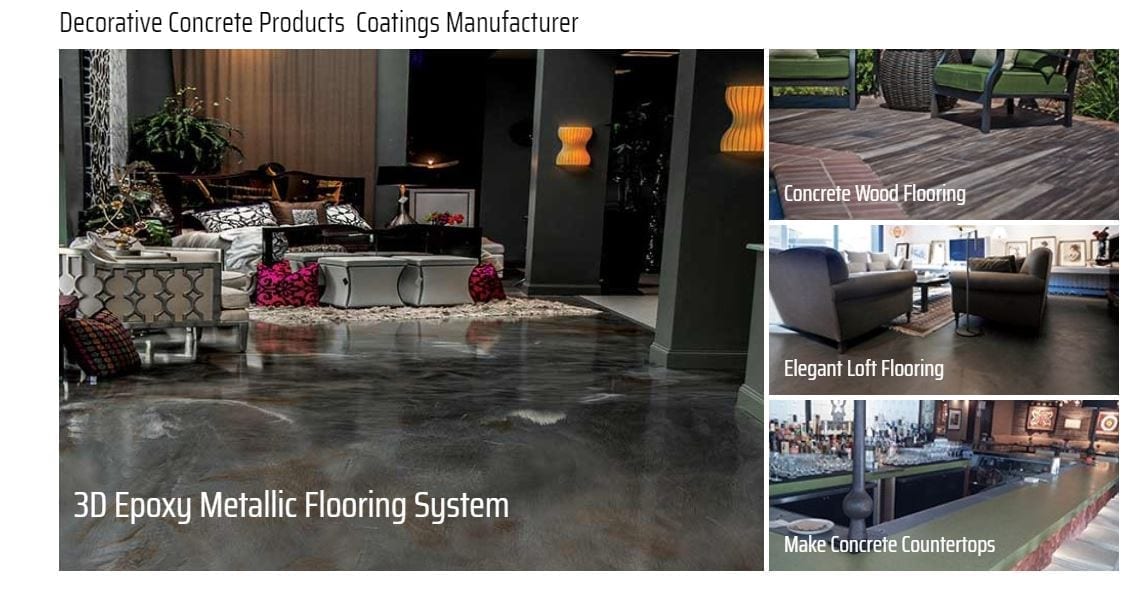 Decorative Concrete Stains Sealers Coloring And Epoxy Floor